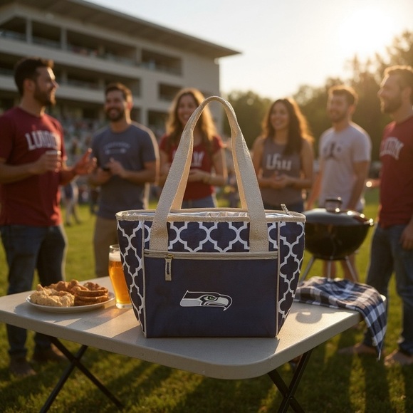 Logo Brands Other - Seattle Seahawks NFL Cooler Tote Bag Holds 16 Cans Multi-Color CYBER MONDAY $35